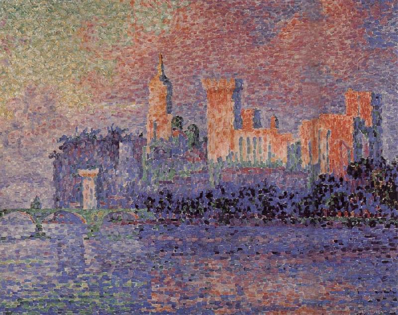 Paul Signac Impression Figure of Palace oil painting picture